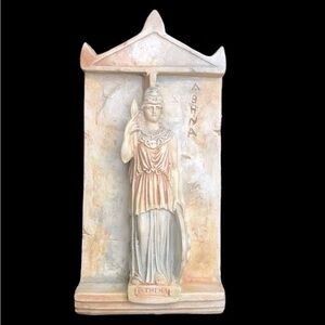 VTG 13” Apollon Moldano Ancient Hard Plaster Replica Wall Plaque in EUC 🇬🇷